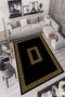 Conceptum Alfombra W871 Negra 60 x 100 cm